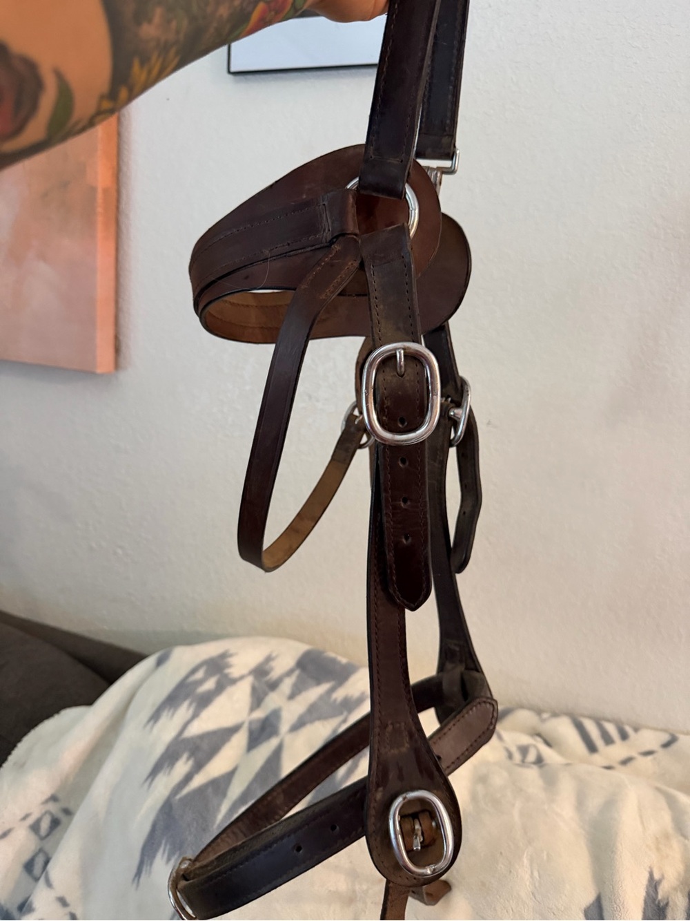 Mule/ Draft horse headstall - Picture 2 of 3